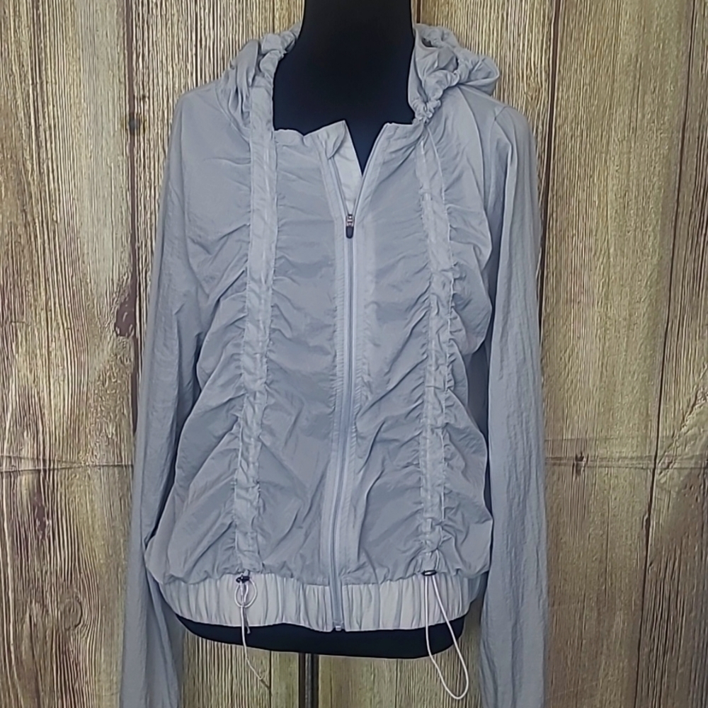 FABLETICS Women's Long Sleeve Jacket Size L Gray